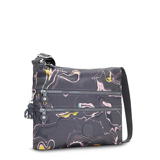 Kipling Alvar Printed Crossbody Bags Soft Marble | CA 1069XY